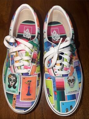 Vans Multicolor Day of the Dead Lotería Canvas Sneakers